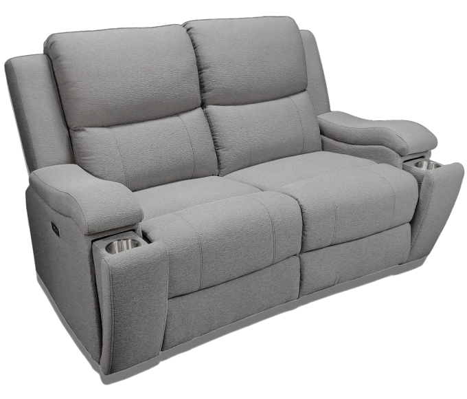 Manilla Fabric Power Reclining Loveseat